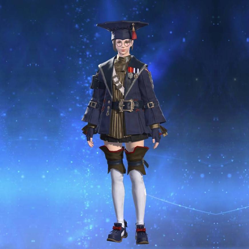 Argute Gown's gearset image female.