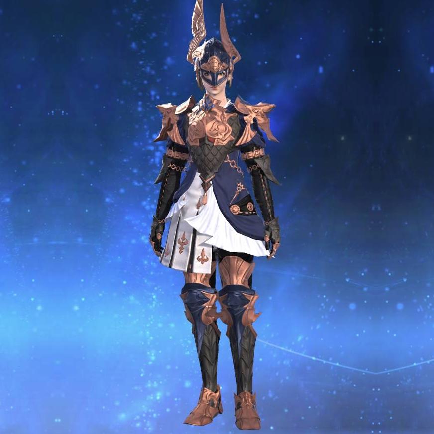 Suit of Astrum Mail's gearset image female.