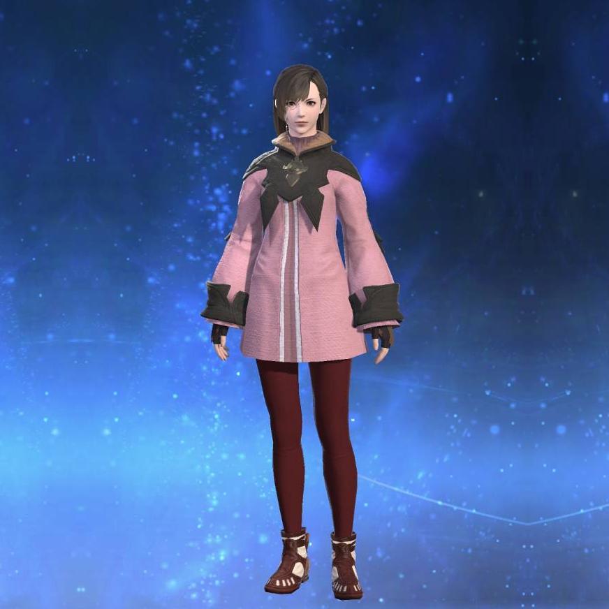Ascetic's Halfrobe's gearset image female.