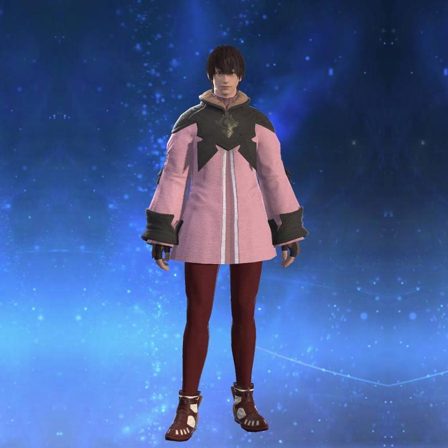 Ascetic's Halfrobe's gearset image male.