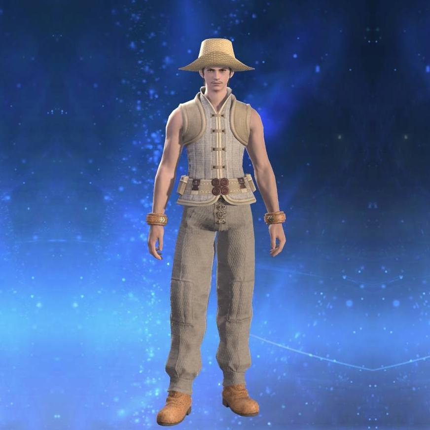 Amateur's Doublet Vest's gearset image male.