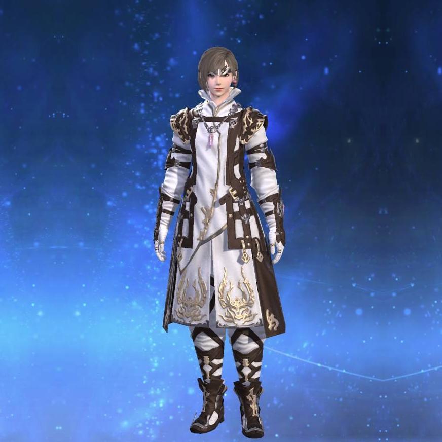 Allagan Tunic of Healing's gearset image female.