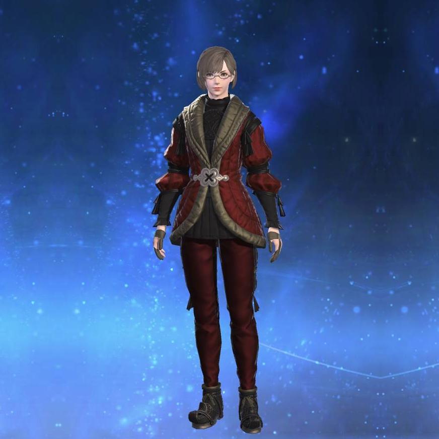 Artisan's Gown's gearset image female.