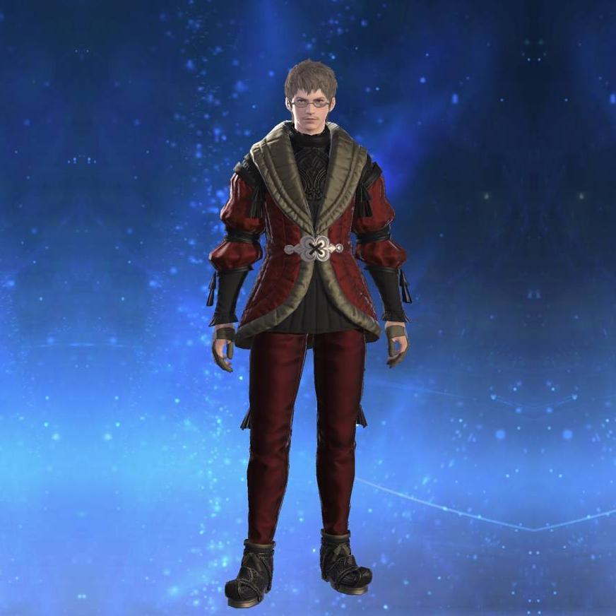 Artisan's Gown's gearset image male.