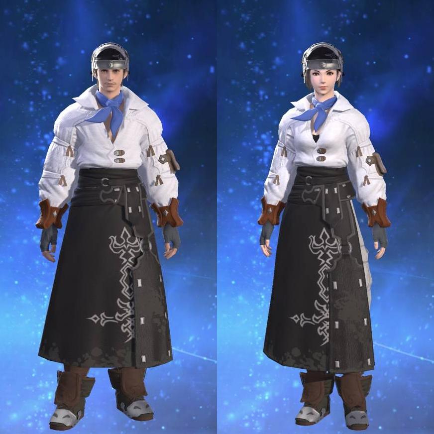 Armorer's Gown's gearset image.