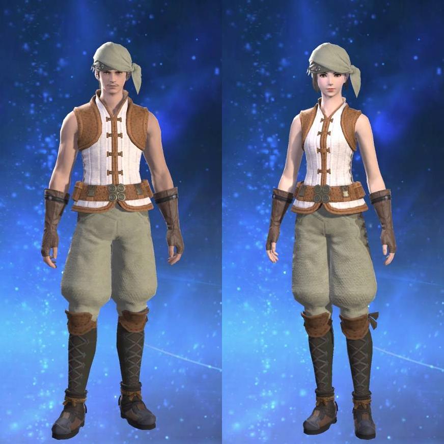 Initiate's Doublet Vest's gearset image.