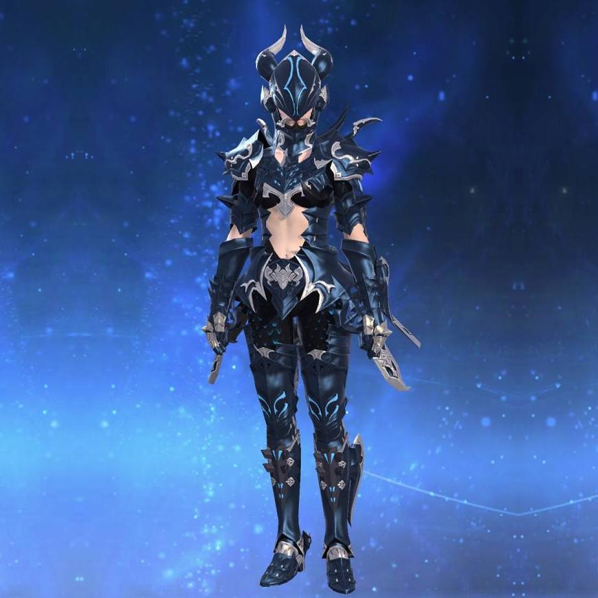 Wyrm's Mail's gearset image female.