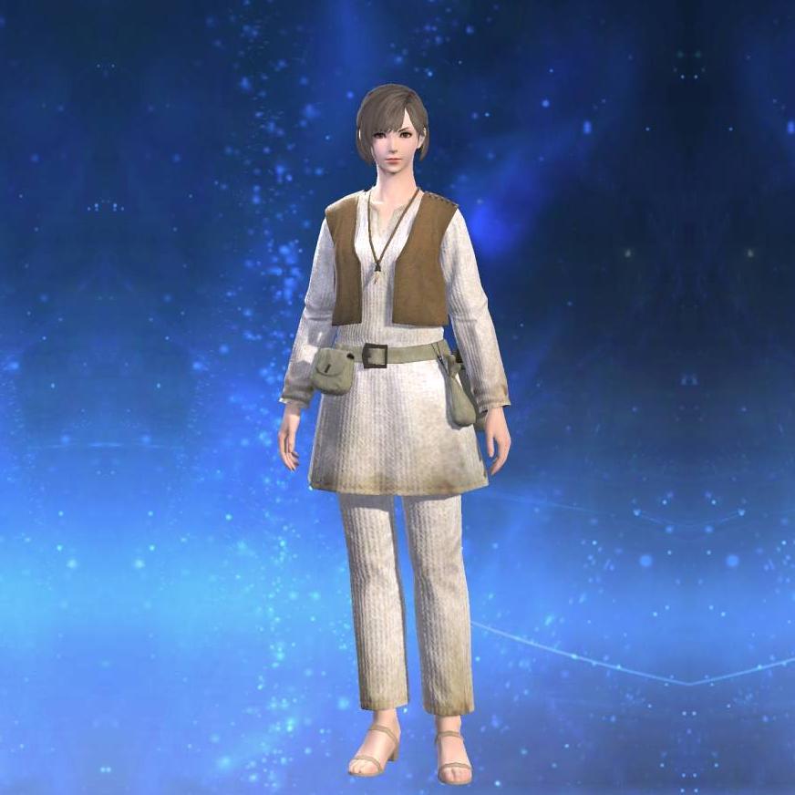 Weathered Shepherd's Tunic's gearset image female.