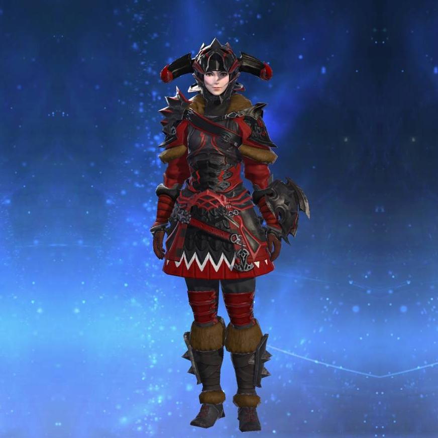 Warrior's Cuirass's gearset image female.