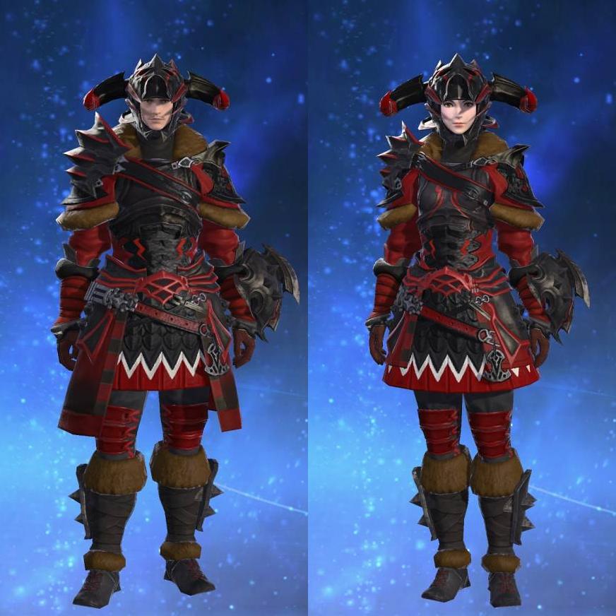 Warrior's Cuirass's gearset image.