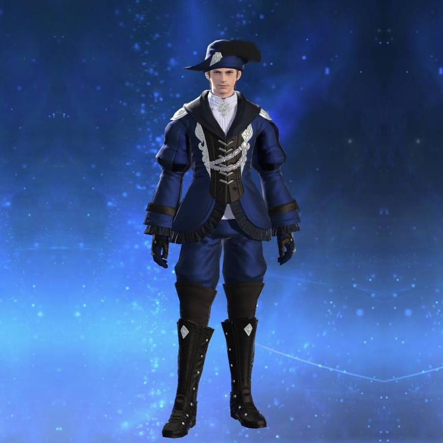 Warwolf Bliaud of Healing's gearset image male.