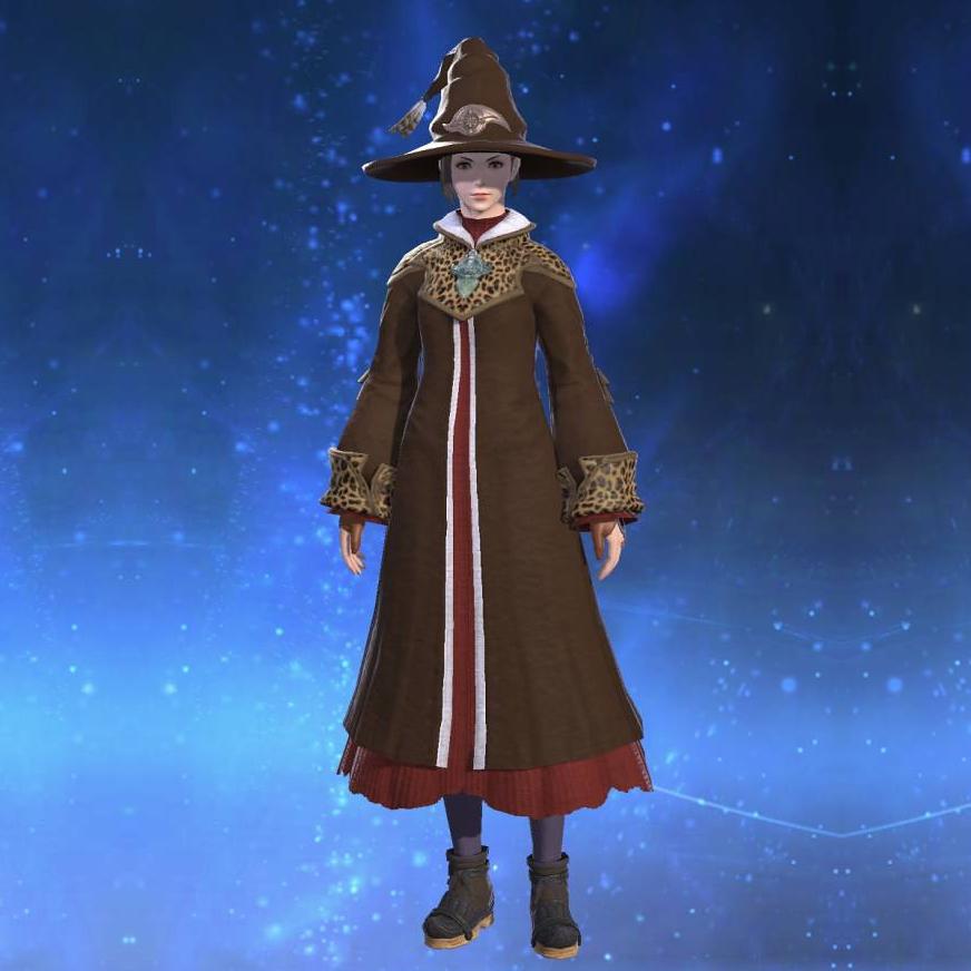 Warlock's Robe's gearset image female.
