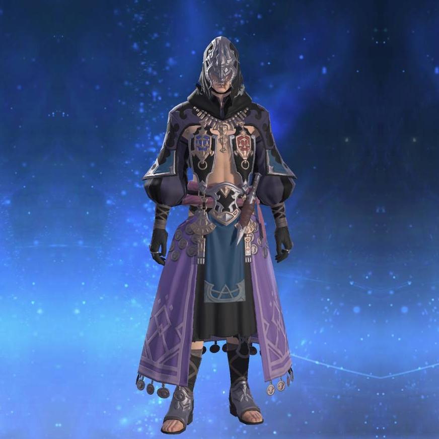 Flame Elite's Shawl's gearset image male.