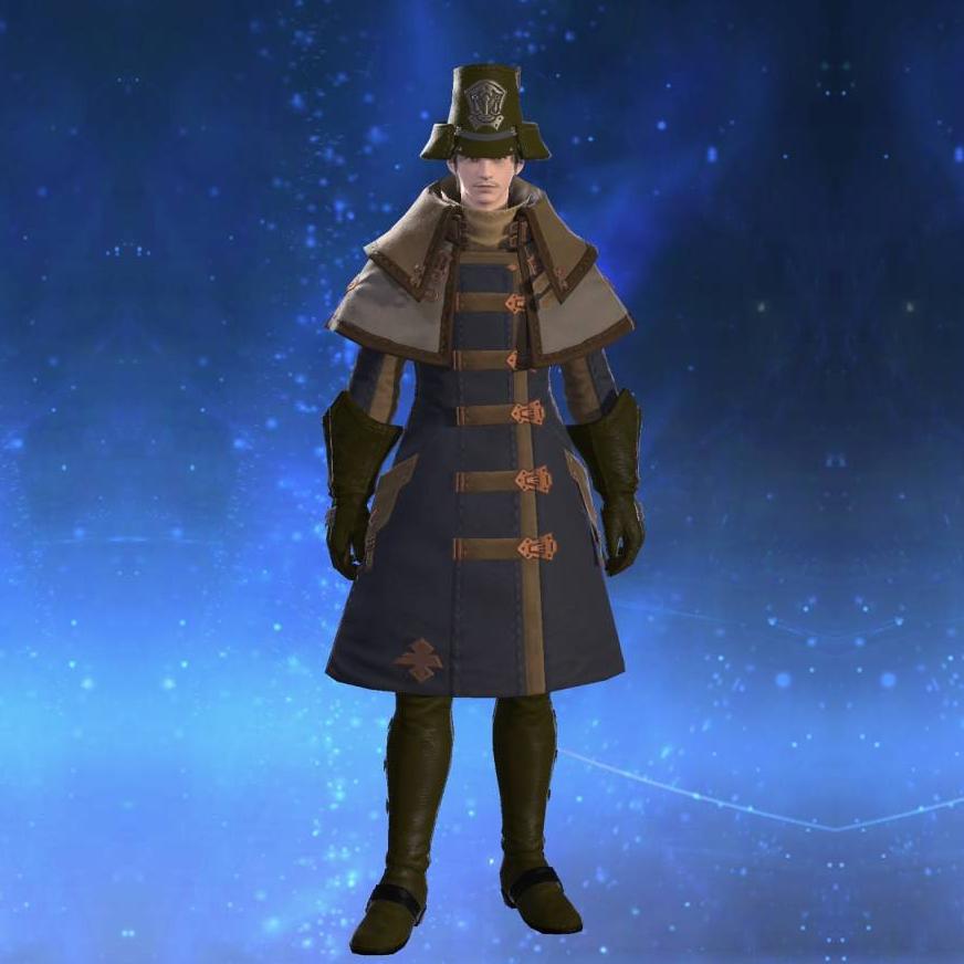 ウルダハンソルジャー・コート's gearset image male.