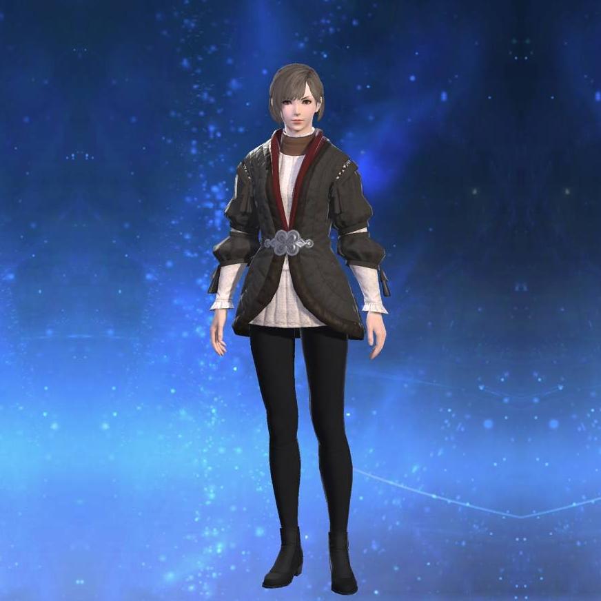 Flame Private's Gown's gearset image female.
