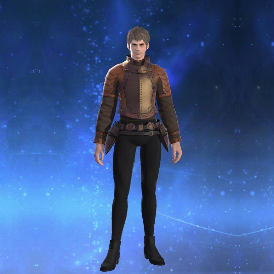 Flame Private's Cuirass's gearset image male.