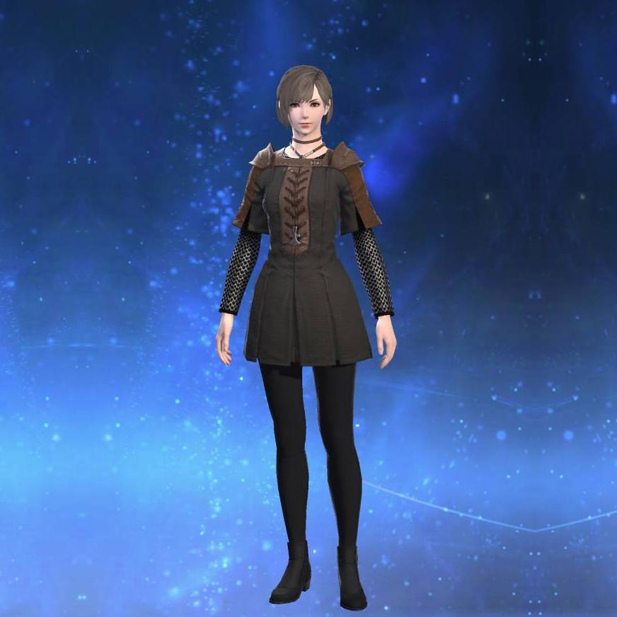 Flame Private's Chainmail's gearset image female.
