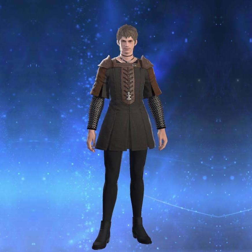 Flame Private's Chainmail's gearset image male.