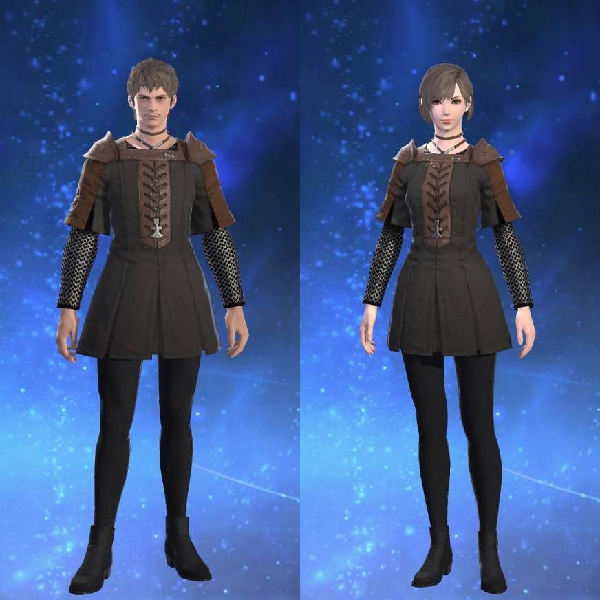 Flame Private's Chainmail's gearset image.