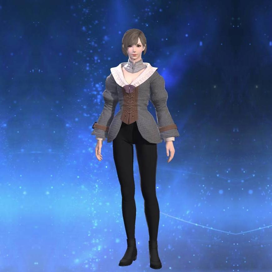 Flame Private's Bliaud's gearset image female.