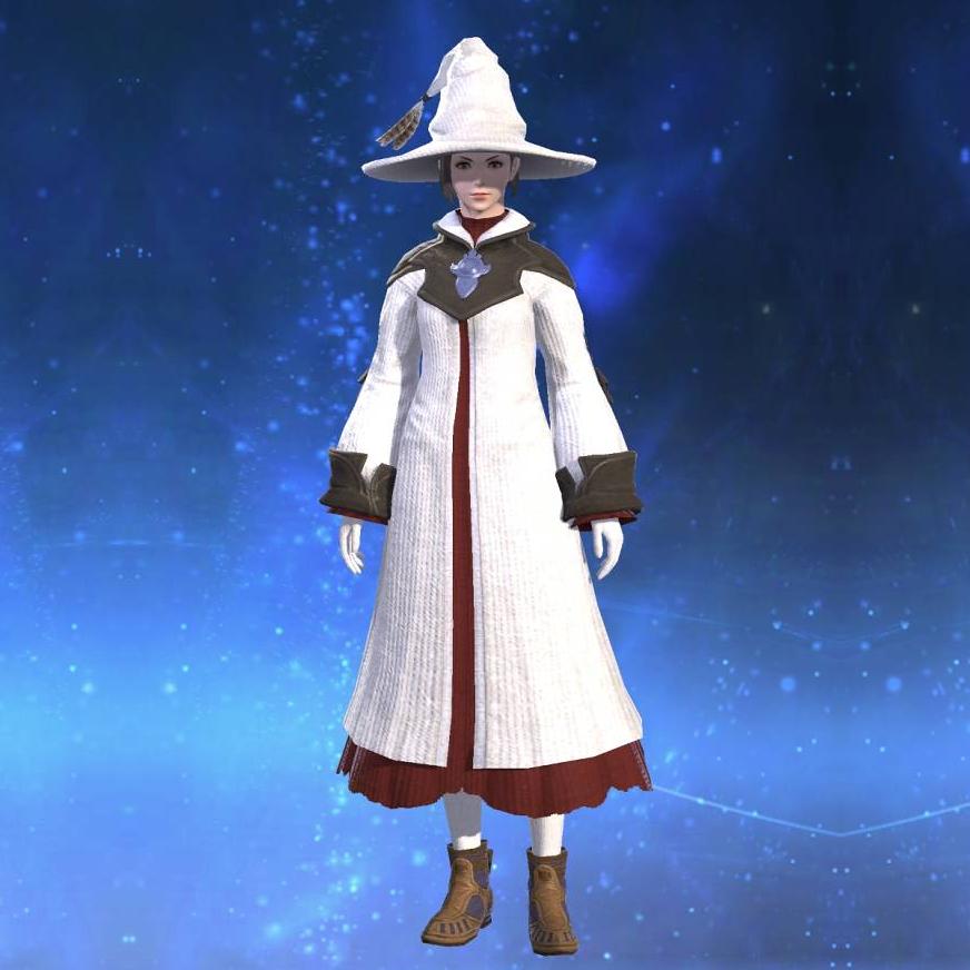 Woolen Robe's gearset image female.