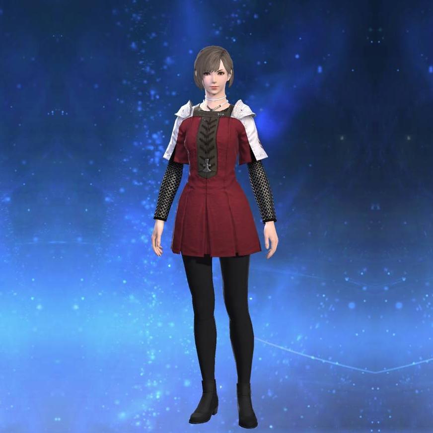 Explorer's Tabard's gearset image female.