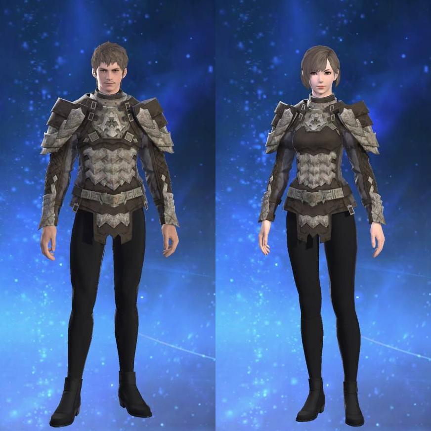 Blackened Scale Mail's gearset image.