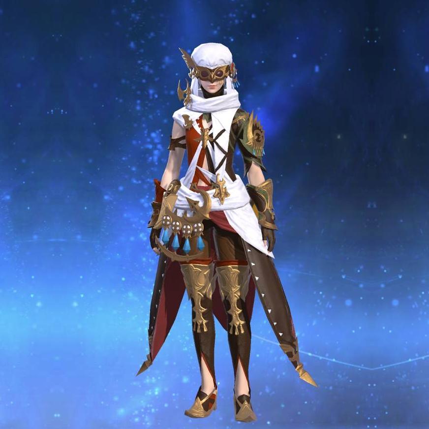 Auroral Tabard's gearset image female.