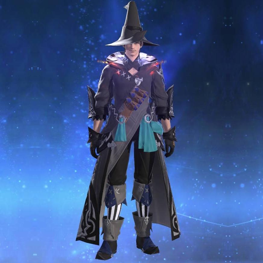 Augmented Cashmere Robe of Casting's gearset image male.