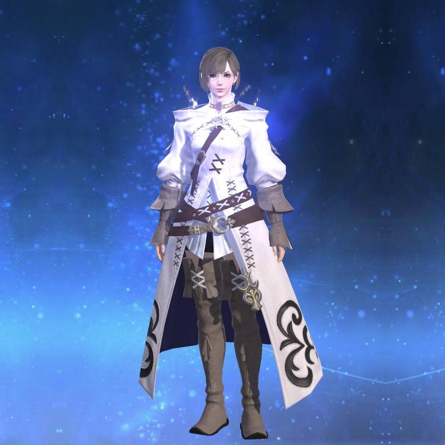 Augmented Cashmere Robe of Healing's gearset image female.