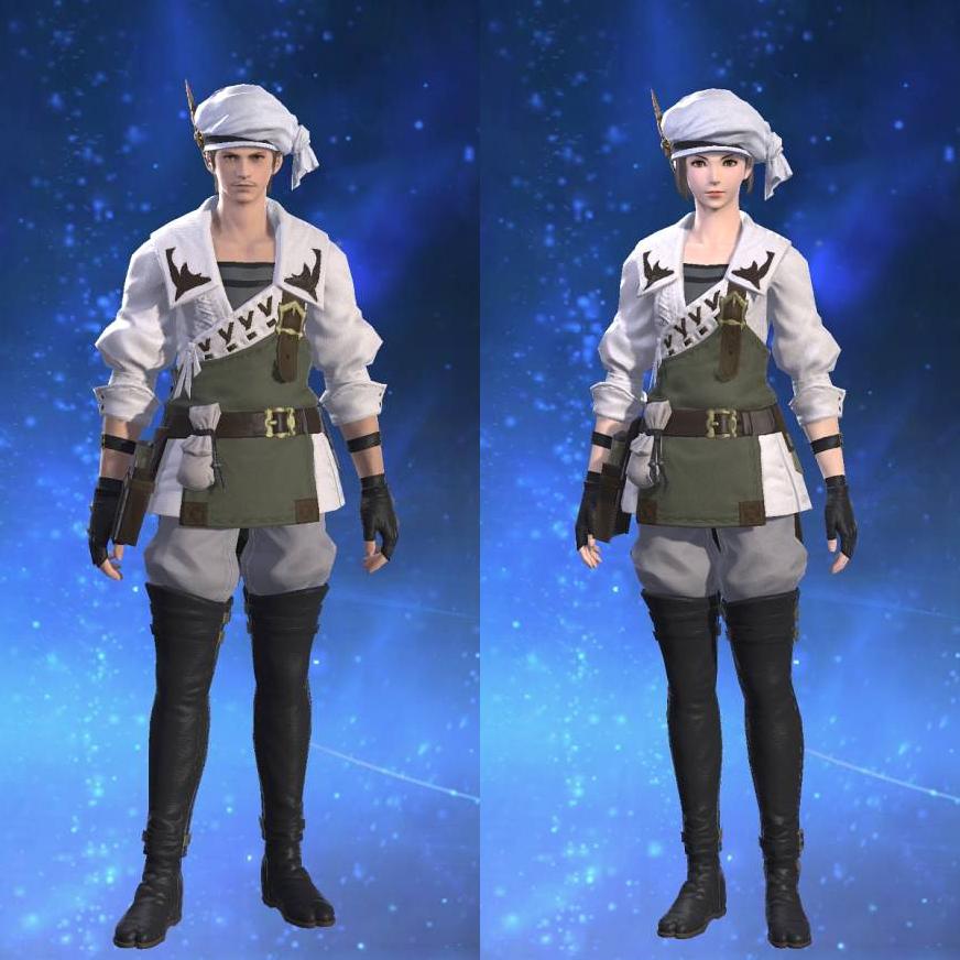 Carpenter's Gown's gearset image.