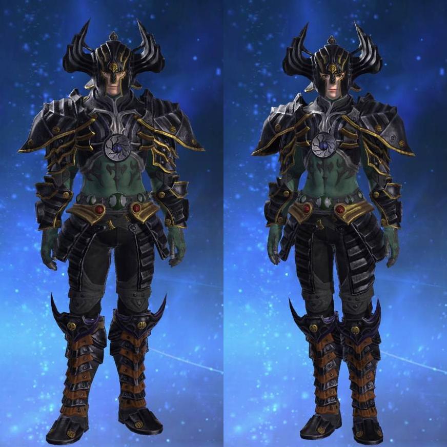 The Guardian's Breastplate of Striking's gearset image.
