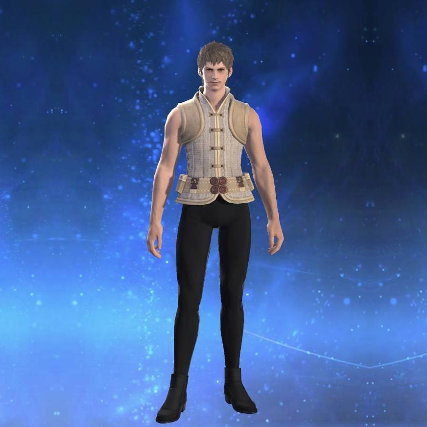 Hempen Doublet Vest of Gathering's gearset image male.