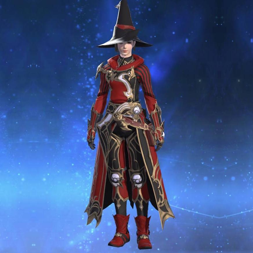 Crimson Vest's gearset image female.