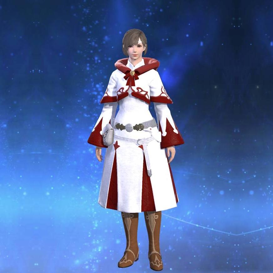 Cleric's Robe's gearset image female.