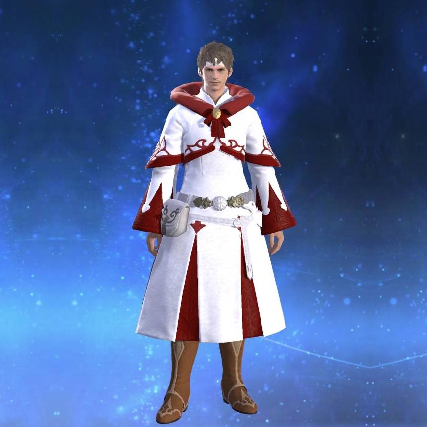 Cleric's Robe's gearset image male.