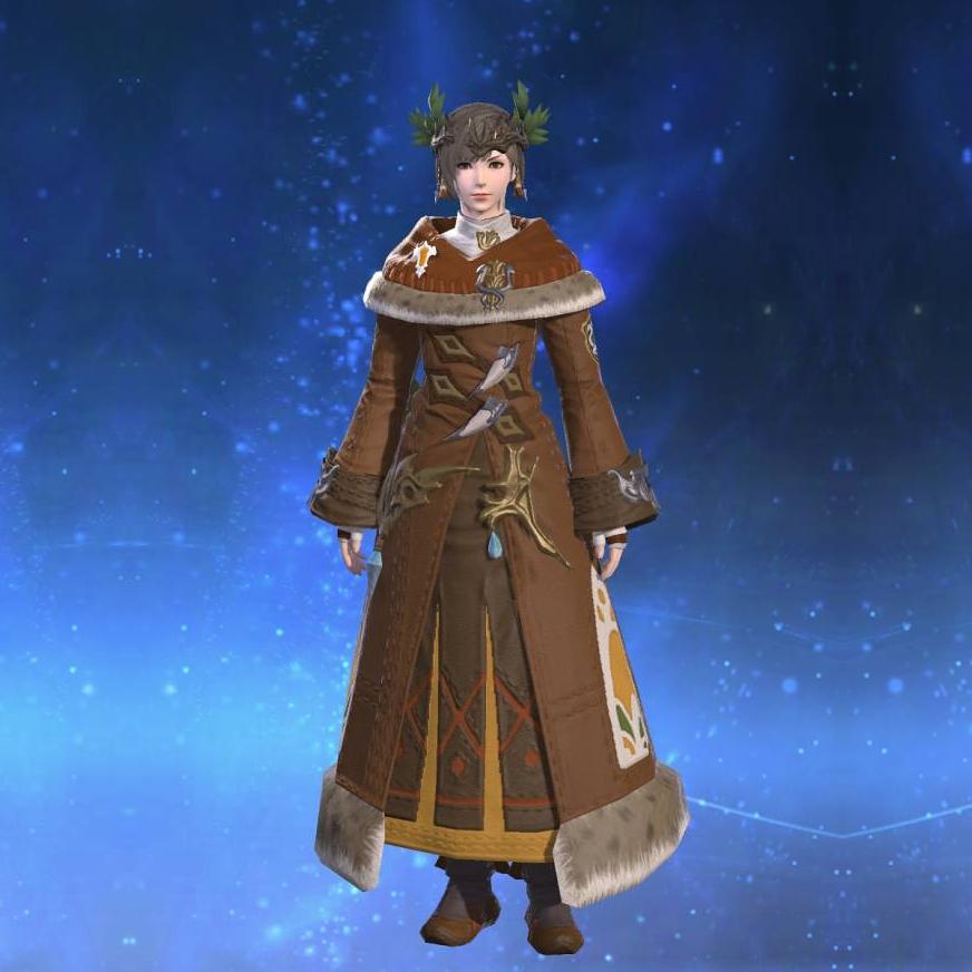 Serpent Elite's Robe's gearset image female.