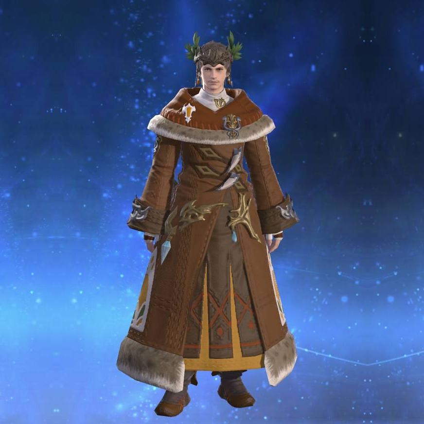 Serpent Elite's Robe's gearset image male.