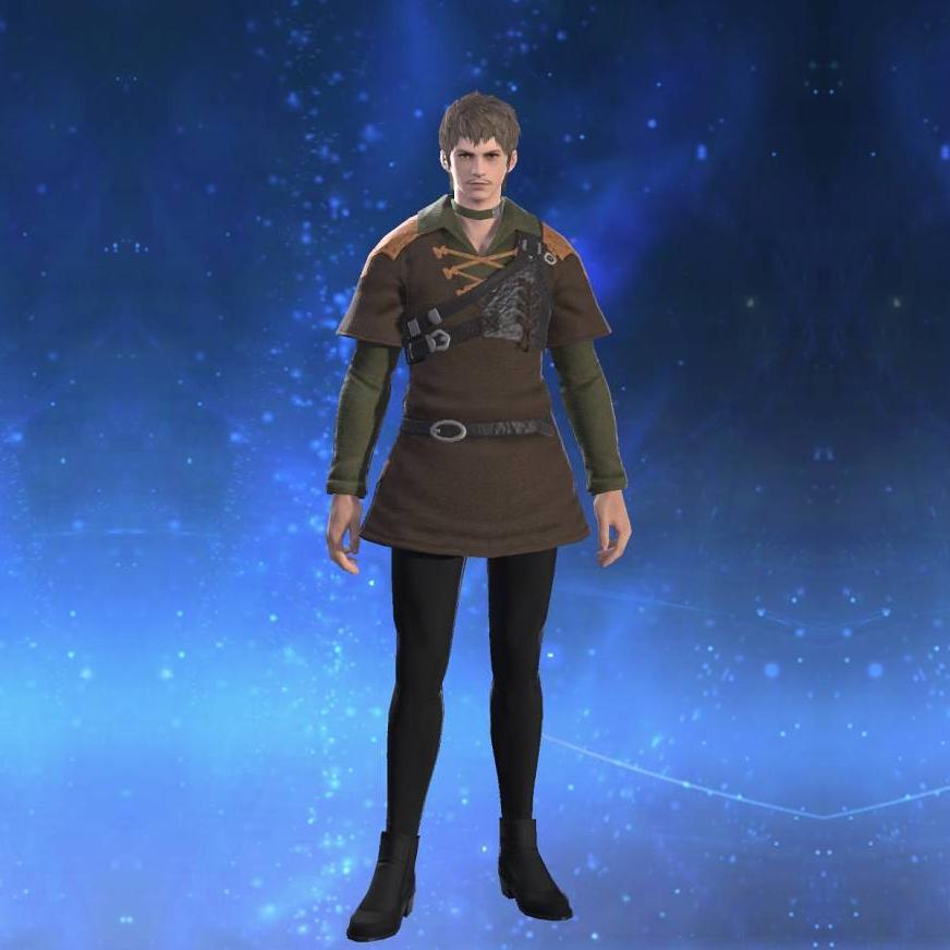 グリダニアンサージェント・チュニック's gearset image male.