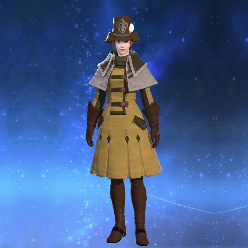 グリダニアンソルジャー・コート's gearset image female.