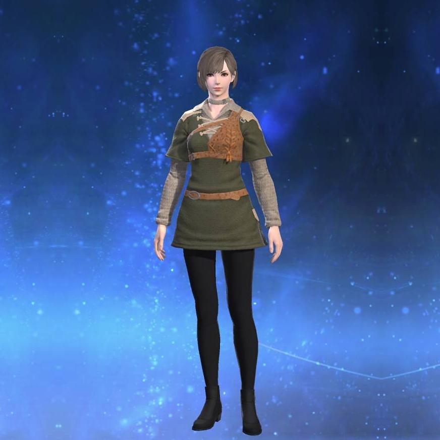Serpent Private's Tunic's gearset image female.