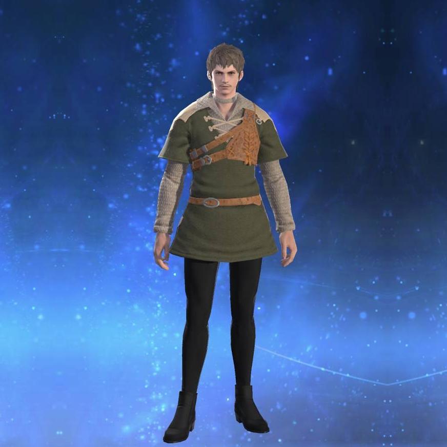 Serpent Private's Tunic's gearset image male.