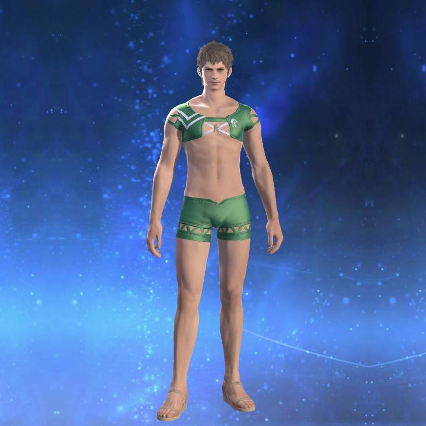 Green Summer Top's gearset image.