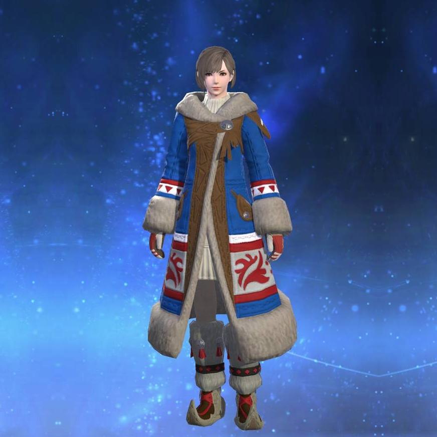 Glacial Coat's gearset image female.