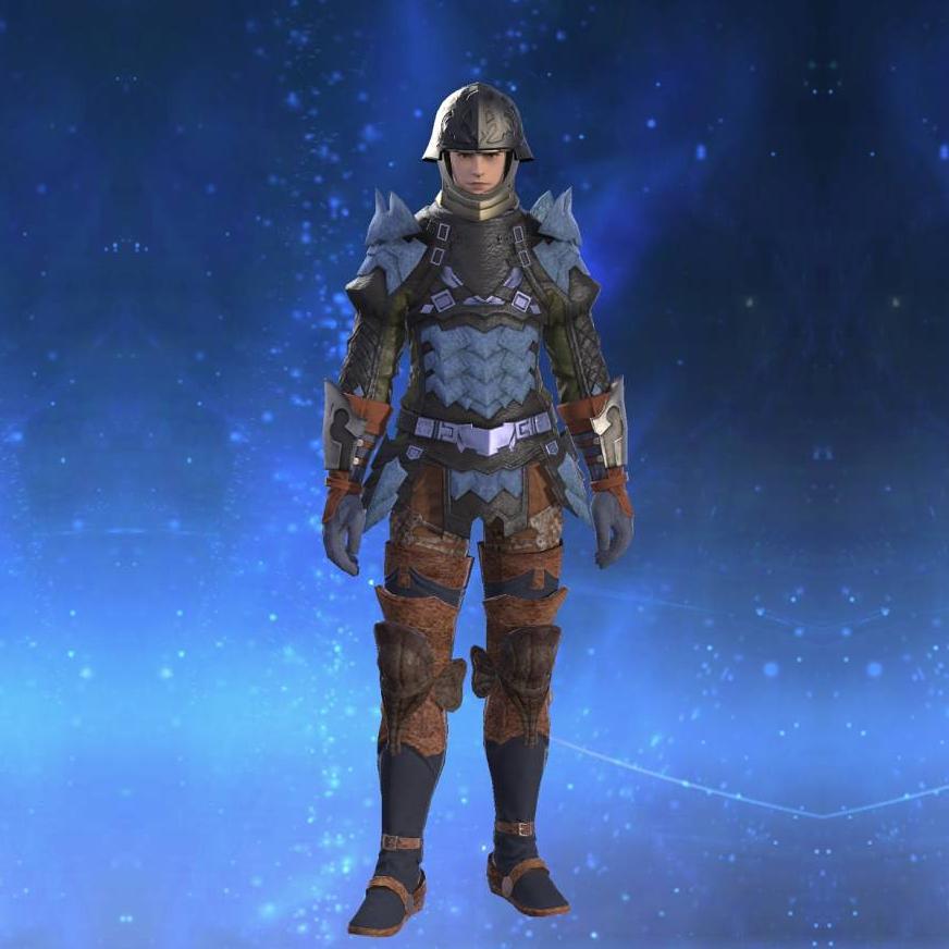 Kokoroon's Darkshell Mail's gearset image male.