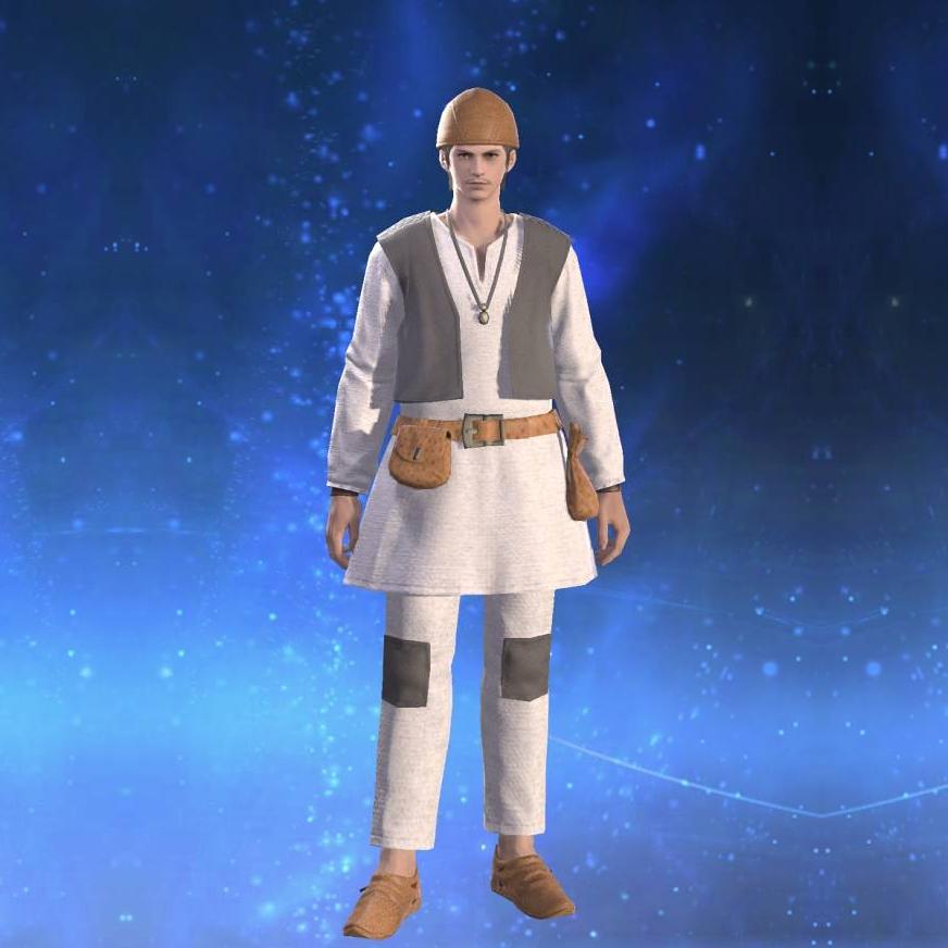 Cotton Shepherd's Tunic's gearset image male.
