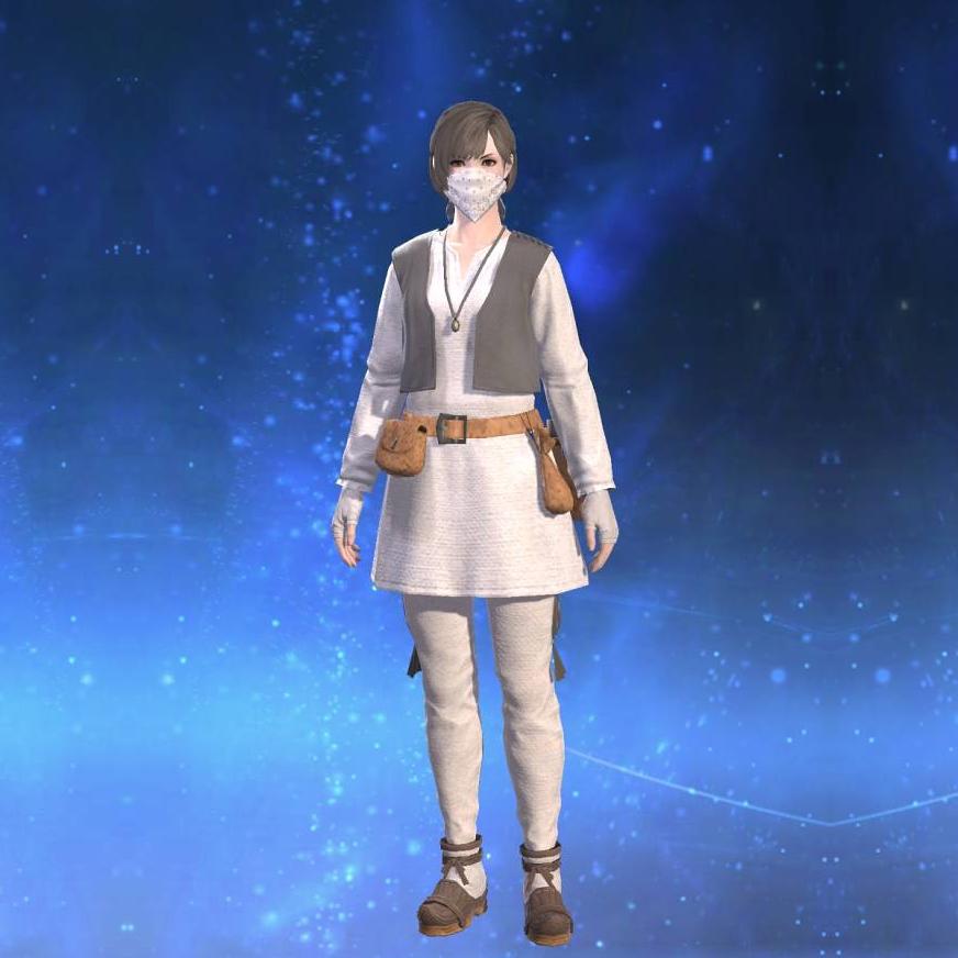 Cotton Shepherd's Tunic's gearset image female.