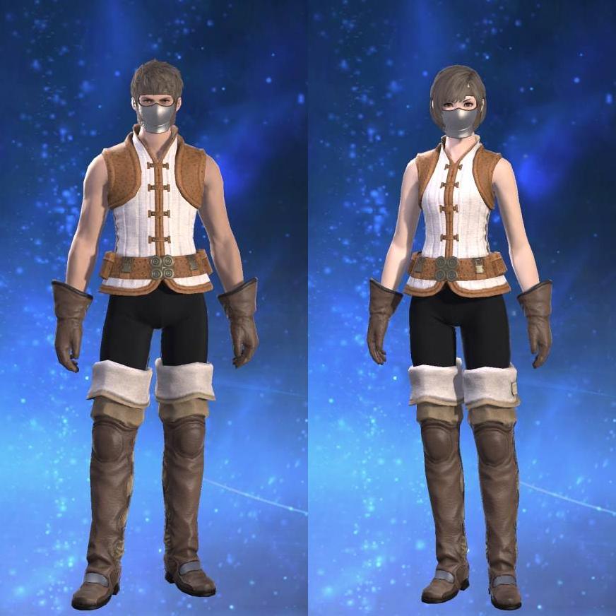 Cotton Doublet Vest of Crafting's gearset image.
