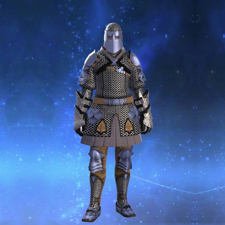 Cobalt Haubergeon's gearset image male.
