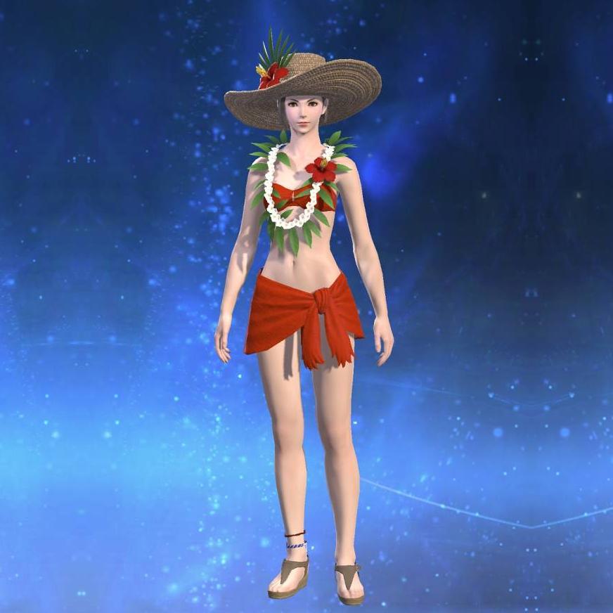 Coronal Summer Halter's gearset image.